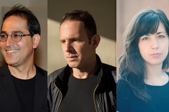 Photos des compositeurs Yitzhak YEDID, Yotam HABER, Keiko DEVAUX